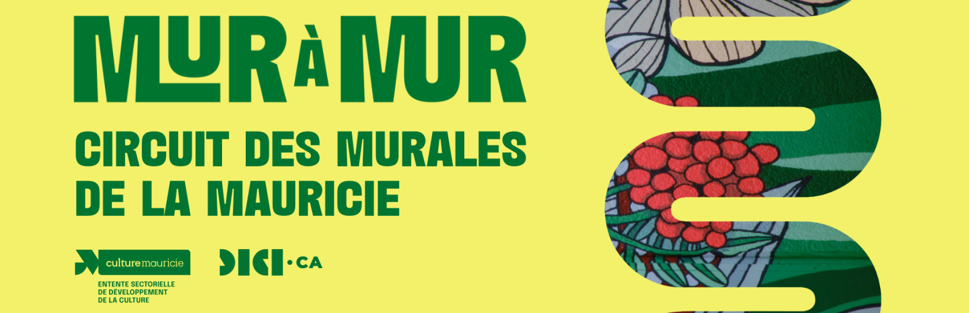 Circuit Mur à mur : à la découverte des murales de la Mauricie