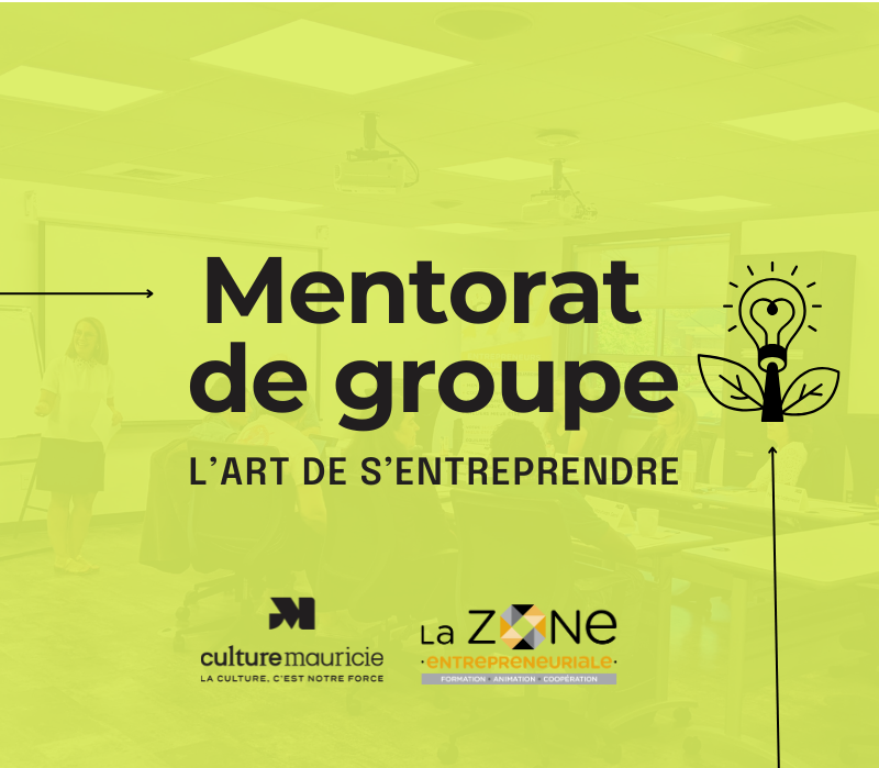 Cohorte / Mentorat de groupe pour artistes entrepreneur⸱es